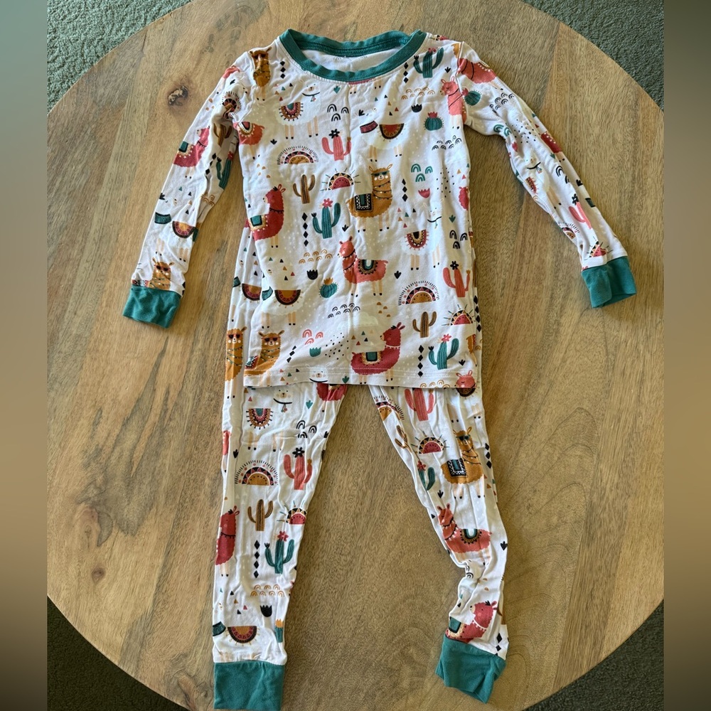 Little Sleepies Cactus and Llama Pajama Set